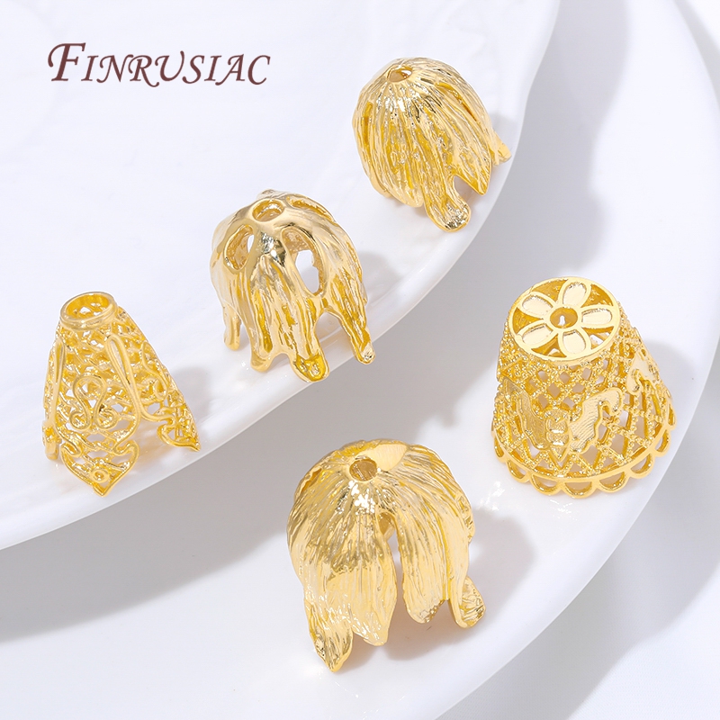Beaded Trim Fringe - ปลายพู่ห้อยชุบทอง 18K ขายส่งอุปกรณ์ทำเครื่องประดับ, ฝาครอบลูกปัดแบบพู่ห้อยสำหรับทำสร้อยข้อมือและสร้อยคอ DIY