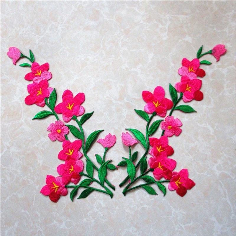 ตัวรีดติด tempelan bunga สีฟ้า - Applique Patch Flower บทวิจารณ์และราคา