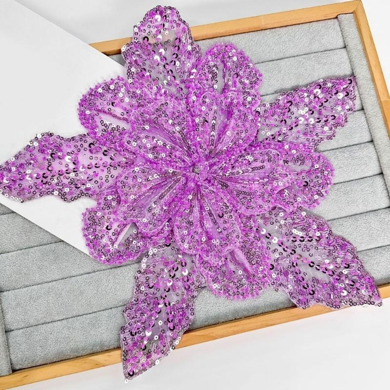 39BD ประดับด้วยเลื่อมดอกไม้ Ap - Applique Patch Flower บทวิจารณ์และราคา