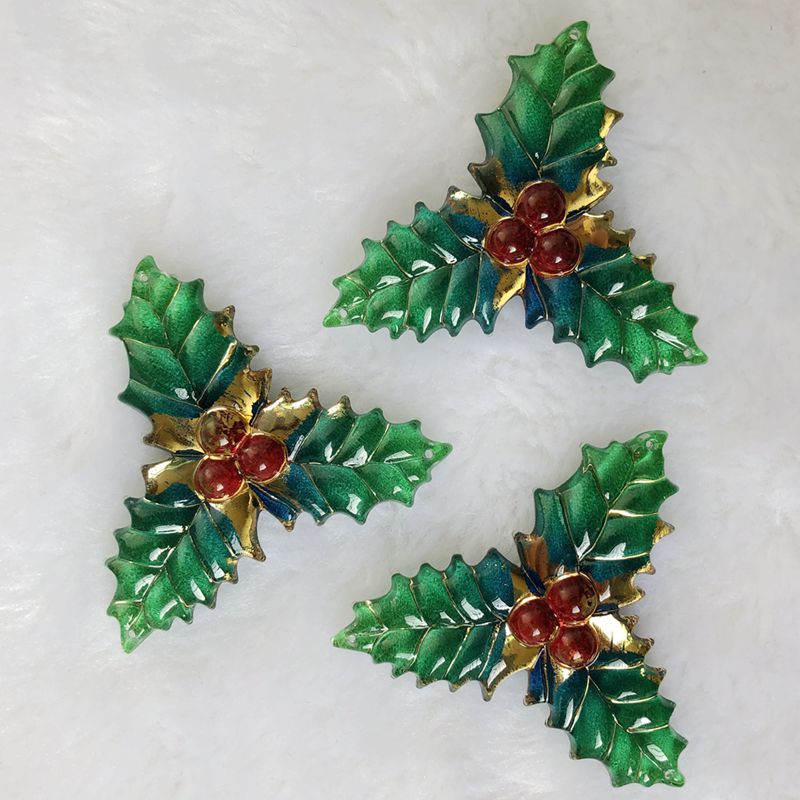 8PCS 40X41 มม.เรซิ่นคริสต์มาสใ - Embellishment Glue Craft บทวิจารณ์และราคา
