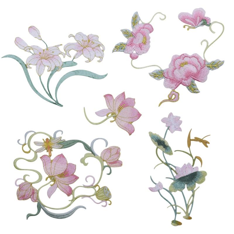 แพทช์ปักลายดอกไม้สำหรับตกแต่งเ - Applique Patch Flower บทวิจารณ์และราคา