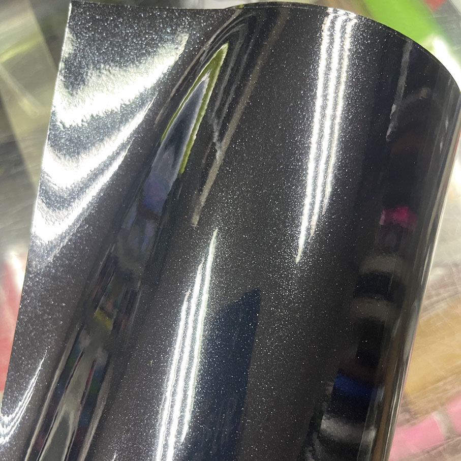 ฟิล์มไวนิลเคลือบเงาสีดำขาวประก - Glitter Vinyl Roll บทวิจารณ์และราคา