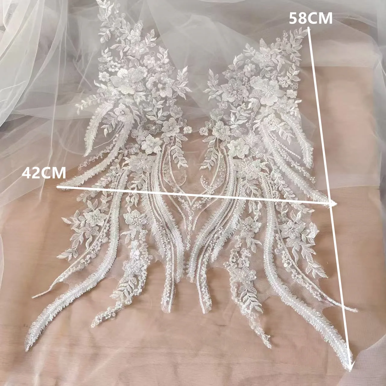 ลูกปัดเลื่อมลายดอกไม้กระจก 3 ม - Applique Patch Flower บทวิจารณ์และราคา